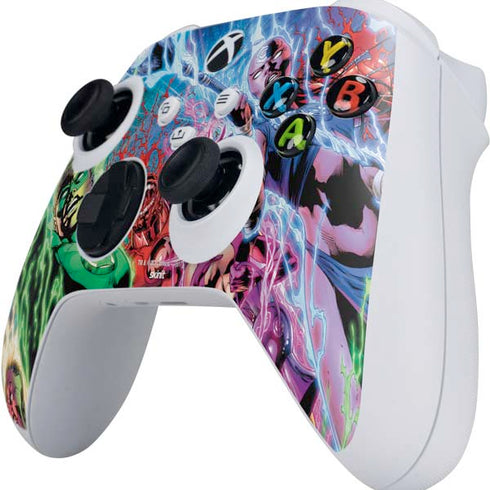 DC Comics Green Lantern Blackest Night Art work by Ivan Reis Xbox Series S Controller Skin